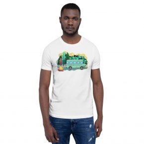Skoolie in the forest - Men Tee